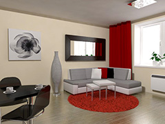 Protože jde o nízkorozpočtový návrh, doplňky jsou pořízeny v Ikea. 
